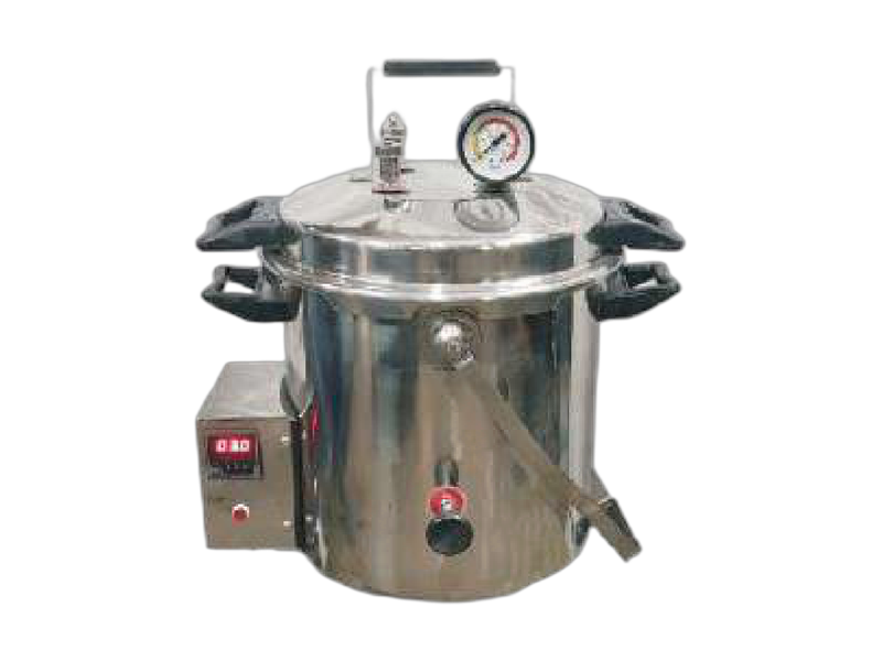 SS Digital 'P' Type Pressure Cooker Autoclave