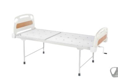 1-Crank Semi-Fowler Bed (Wooden Finish ABS)