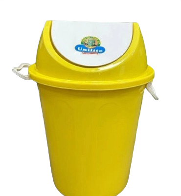 Dr. Smith Biomedical Foot Pedal Dustbin Yellow