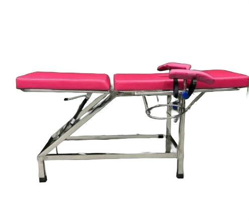 Dr. Smith Full Stainless Steel Z-Frame Gynecological Couch