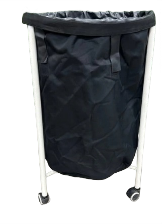 Dr. Smith Linen Hamper Epoxy Frame Black Bag
