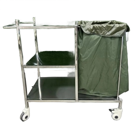 Dr. Smith Utility Ward Linen Hamper Trolley