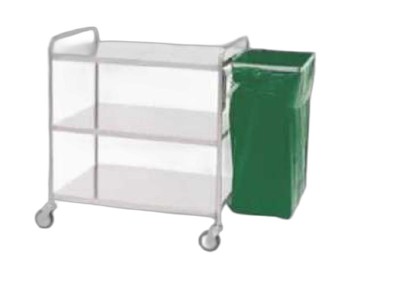 Soiled Linen Trolley with Canvas Bag