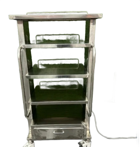 Dr. Smith Stainless Steel Laparoscopy Tower Trolley