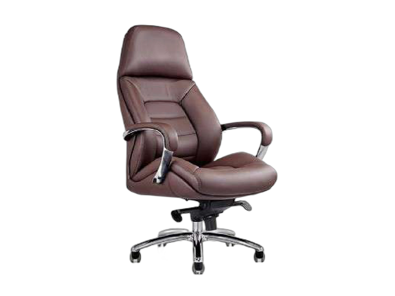 Premium Brown Leather Boss Chair
