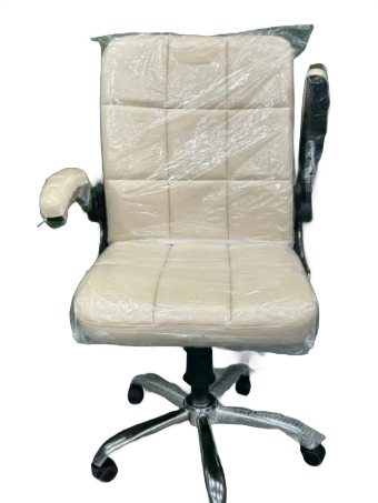 Dr. Smith Executive Quilted Chair Beige