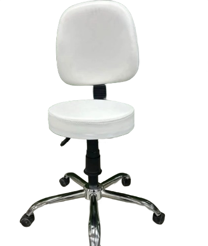 Dr. Smith Revolving Examination Stool White