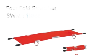 Four Fold Compact Emergency Stretcher