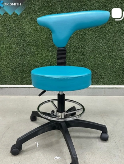 Dr. Smith Cushioned Hydraulic Doctor Stool