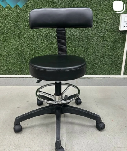 Dr. Smith Ergonomic Cushioned Swivel Stool