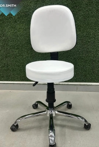 Dr. Smith SS High Revolving Stool with Footring