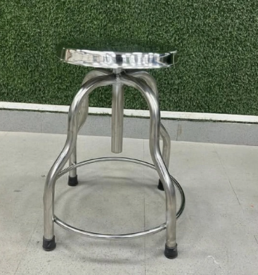 Dr. Smith Tubular 4-Leg Revolving Stool