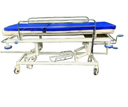 Dr. Smith Manual Crank Hi-Low Emergency Stretcher Trolley