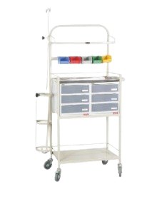 Single Oxygen Cylinder Trolley