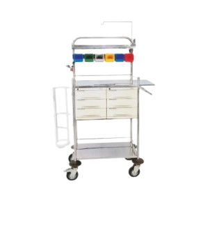 Heavy-Duty Dual Oxygen Cylinder Carrier Trolley