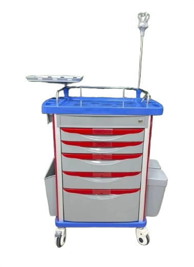 Dr. Smith Deluxe ABS Emergency Resuscitation Crash Cart