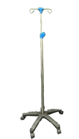 Dr. Smith Smooth-Glide Telescopic Infusion Pole with 2 Hooks