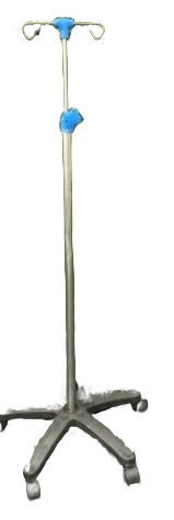 Dr. Smith Telescopic IV Stand with 4-Prong Ram Top