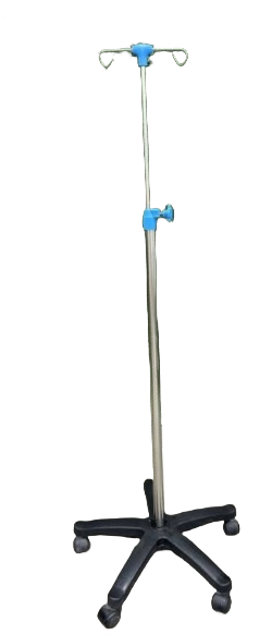 Dr. Smith Telescopic IV Stand with Heavy Polymer Base