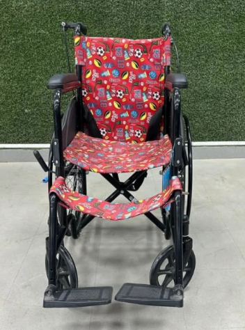 Dr. Smith Pediatric Rehabilitation Wheelchair Red